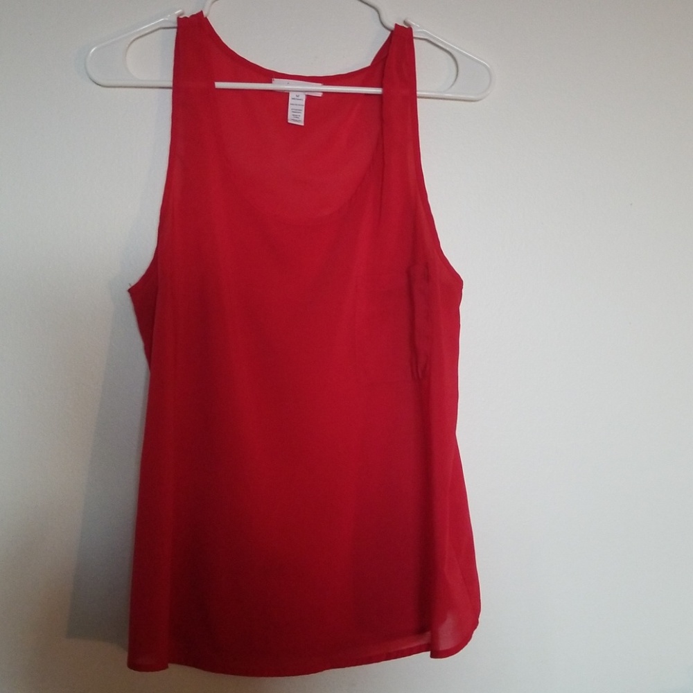 Red blouse